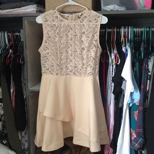 Peach Homecoming dress